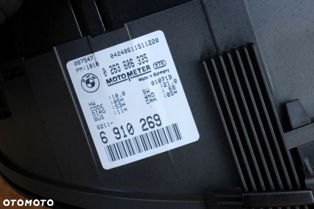 Licznik BMW e46 3.0 330i m54 UK MANUAL 6910269 - 3