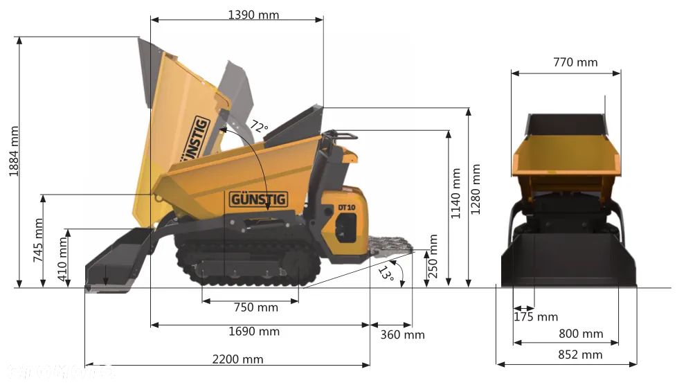 Günstig DT10 miniwywrotka - 14
