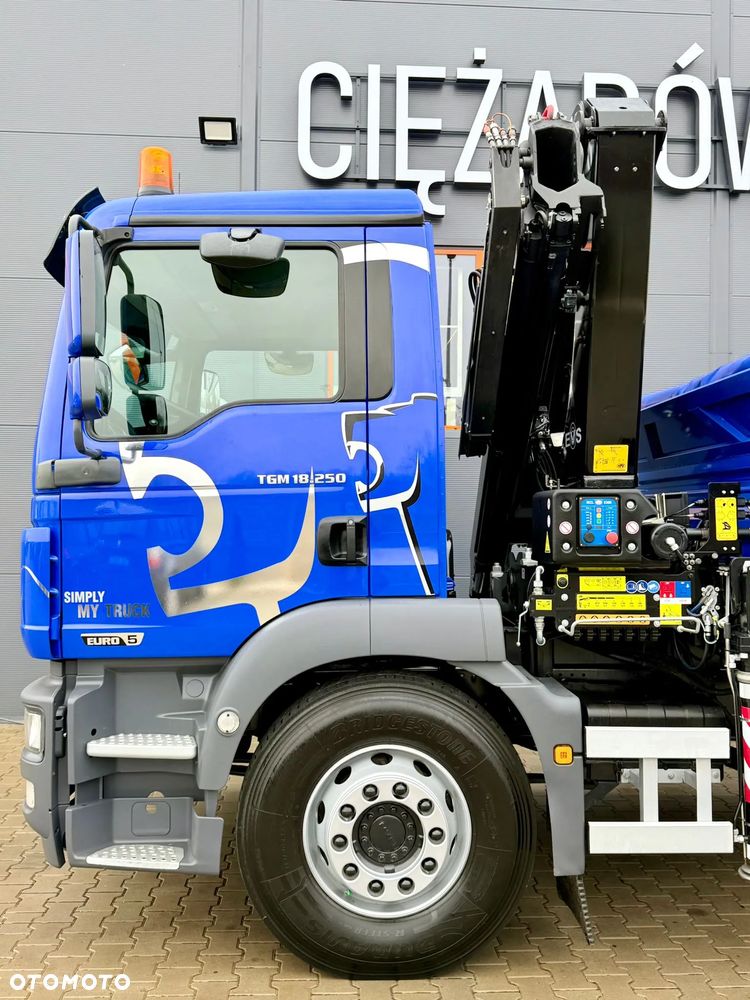 MAN TGM TGL TGS 18.250 // wywrotka 3-S + HDS HMF 1420 - K2 // budowlanka // energetyka //żuraw dzwig kran crane // Świeżo sprowadzony - 28