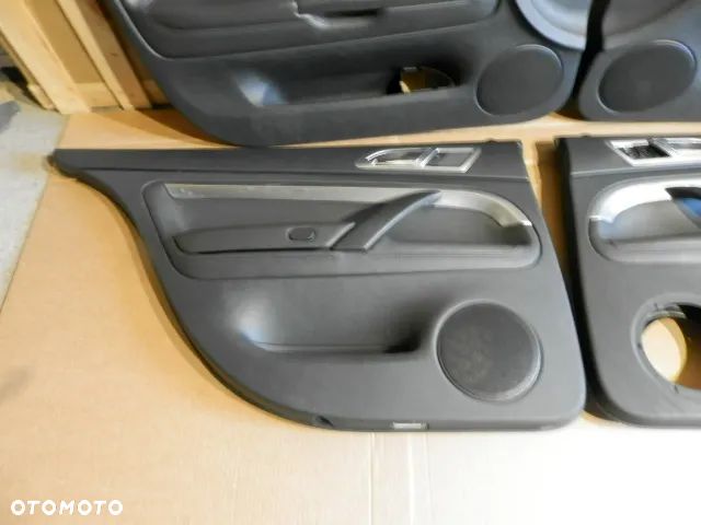 TAPICERKA BOCZKI BOCZEK DRZWI KOMPLET SKÓRA ŁADNE SKODA SUPERB  2001-2008 SEDAN EUROPA STAN BDB - 9