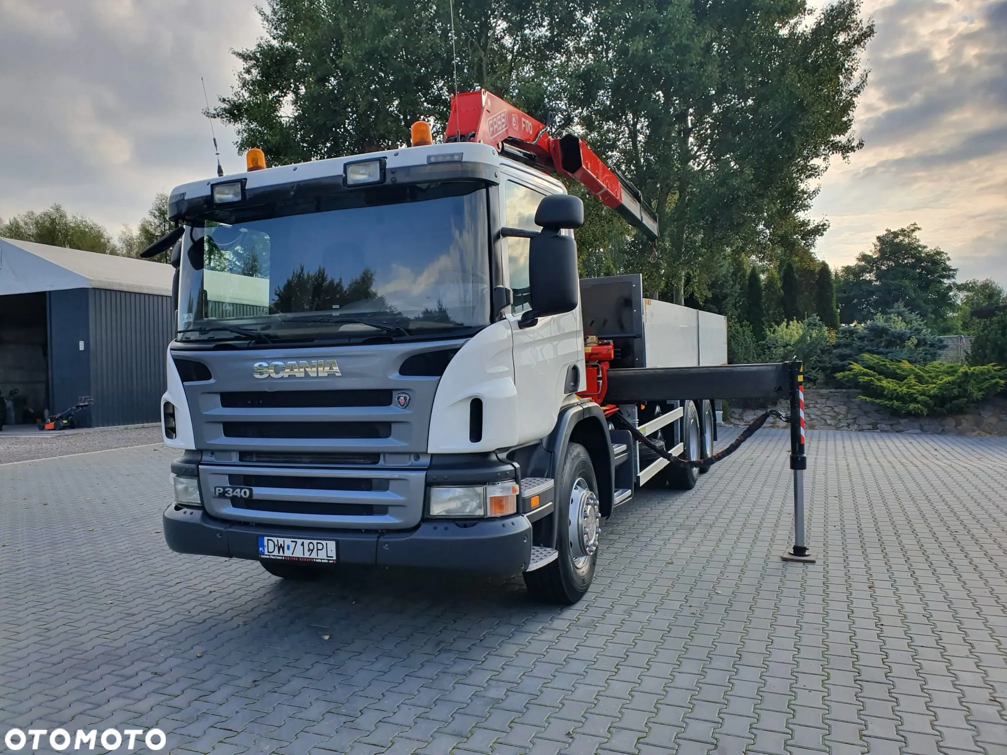 Scania P340 6x4 HDS Fassi 170 Krajowa Mały Przebieg - 4