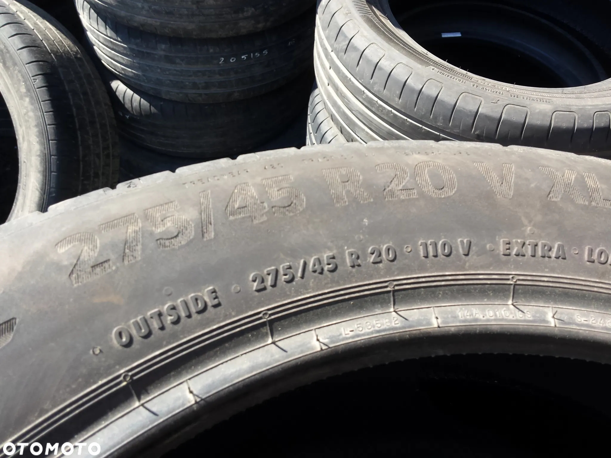 20” - CONTINENTAL - 275/45 r20 cali - LETNIE Opony CONTI Eco Contact 6 - stan: BDB + możliwy  MONTAŻ !! - 3