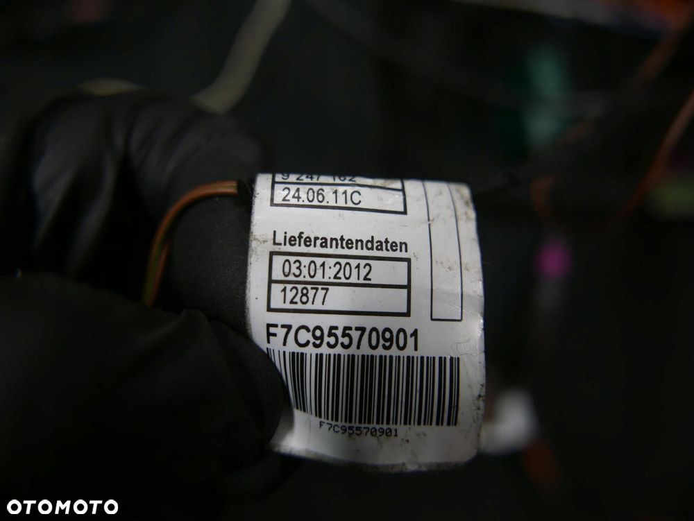 bmw f12 wiązka instalacja radia nawigacji 9247162 - 11