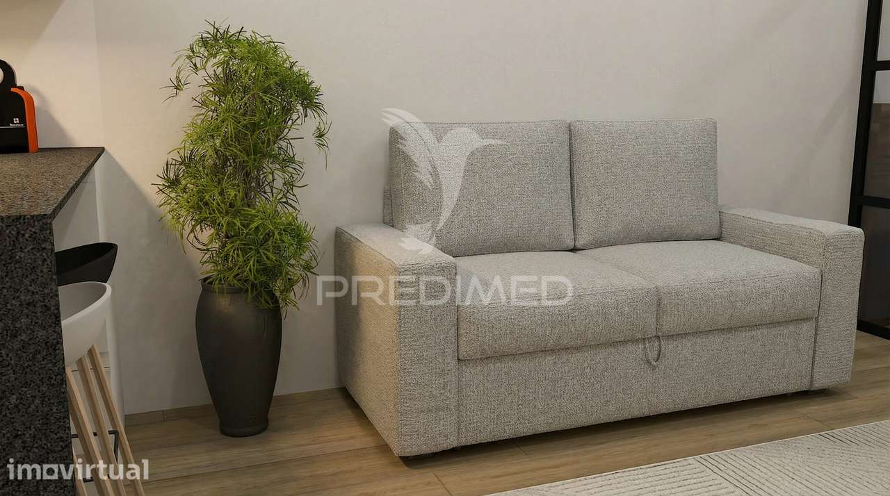 Apartamento T0 Remodelado com vista mar - Grande imagem: 5/13