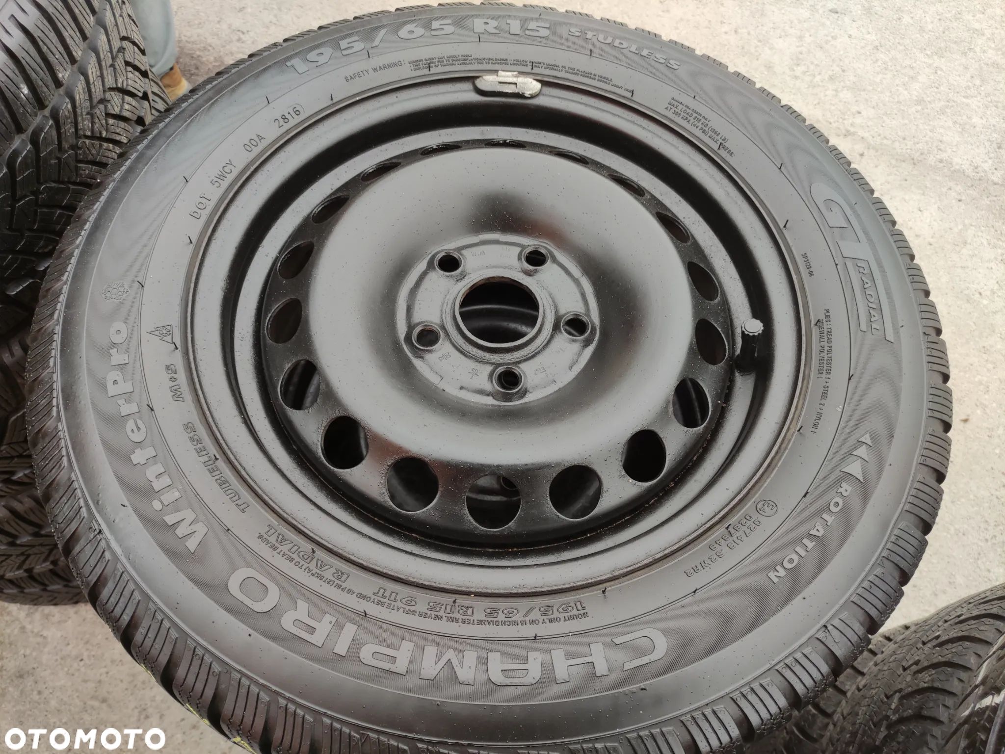 5x112 Felgi stalowe Stal 15 Koła Zimowe Zima VW PASSAT B5 GOLF 5 6 V VI CADDY JETTA TOURAN SEAT LEON TOLEDO ALTEA SKODA OCTAVIA II III 2 3 AUDI A4 B5 B6 A6 C5 Legnica ALU-RAD 195/65 5-7mm - 1