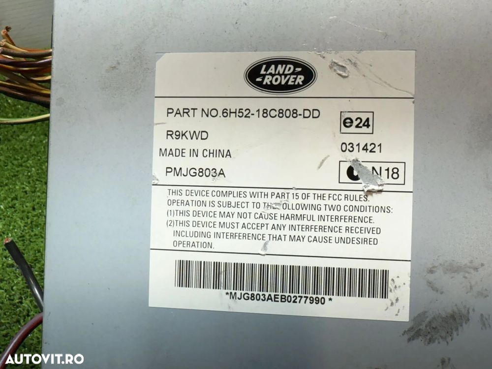 AMPLIFICATOR AUDIO JAGUAR XF X250 3.0 DIESEL 2011 COD OEM 6H52-18C808-DD / BERLINA 2009-2015 - 7