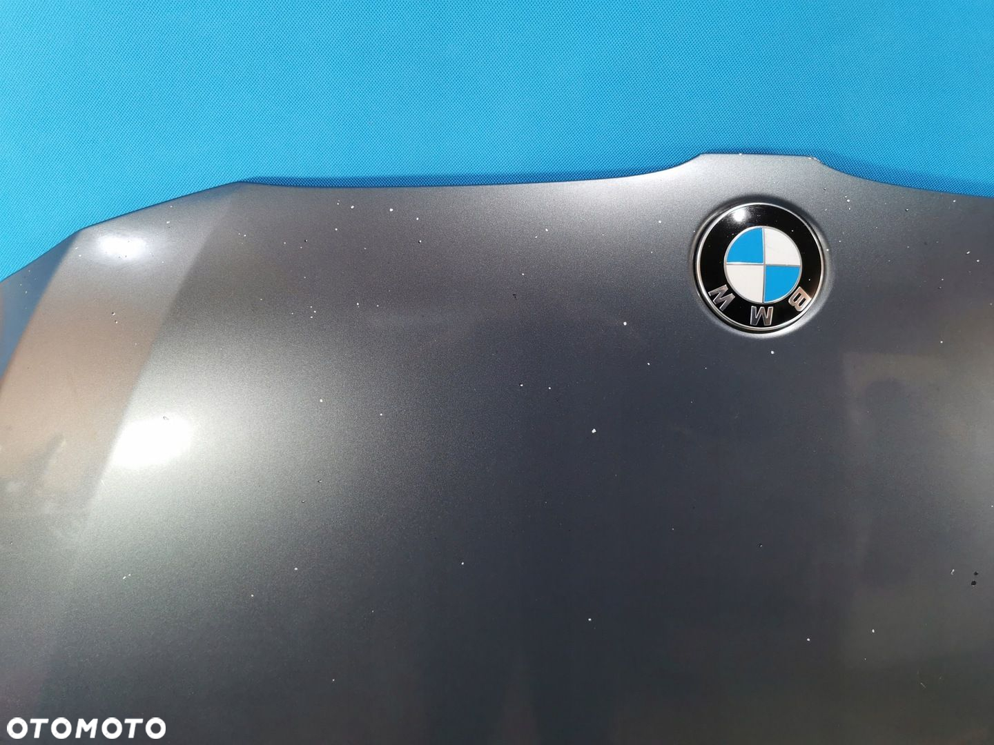 BMW 5 E60 E61 03/10 maska pokrywa klapa przód wygłuszenie A85/5 Neptunblau - 2