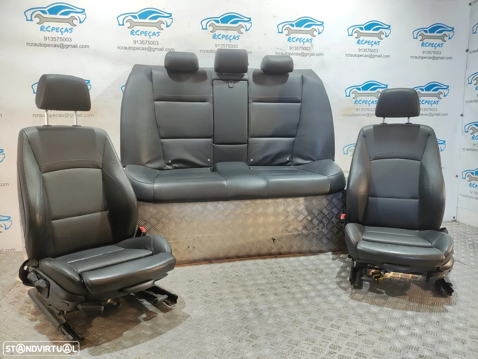 Conjunto Bancos em Pele BMW Serie 3 Sedan E90 Pack M - 3