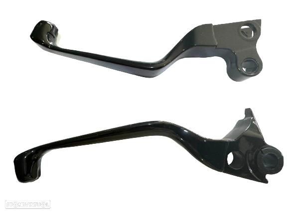 par manetes harley davidson black - 1