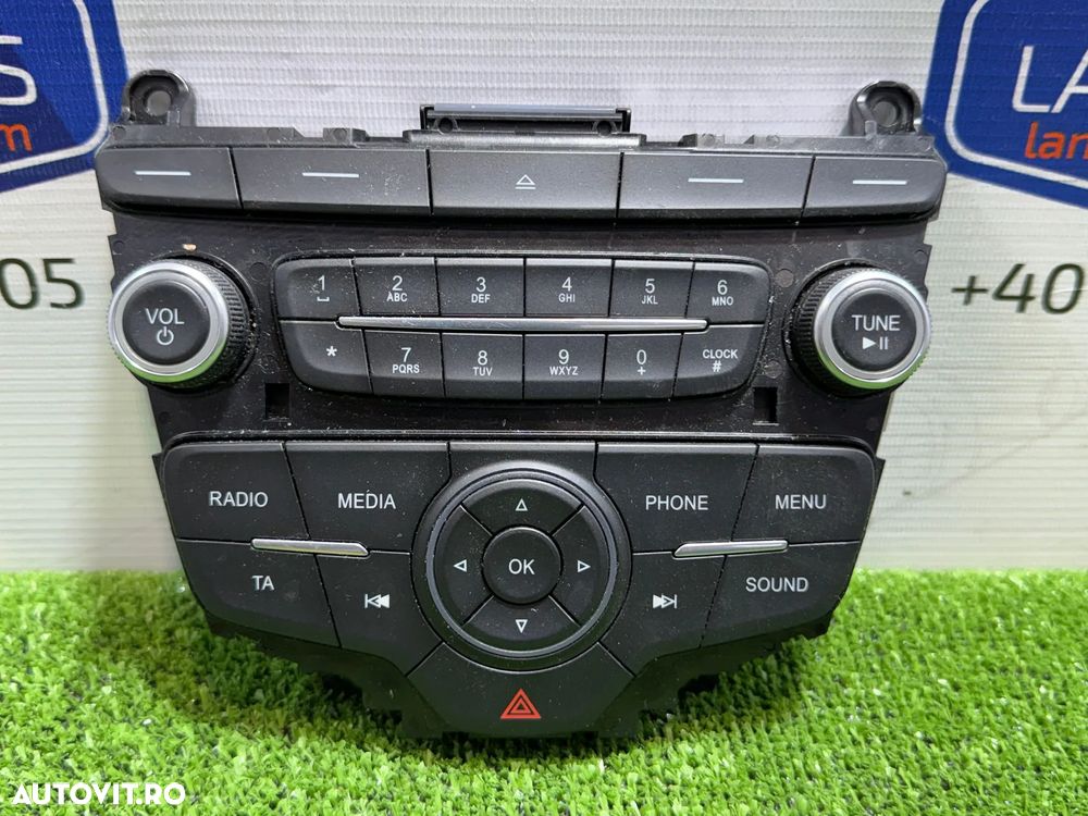 PANOU COMANDA CLIMA / AC / AUDIO FORD FOCUS MK3 2015 1.0 BENZINA COD OEM F1ET-18K811-BC / 2149918 / HATCHBACK 2014-2019 - 1