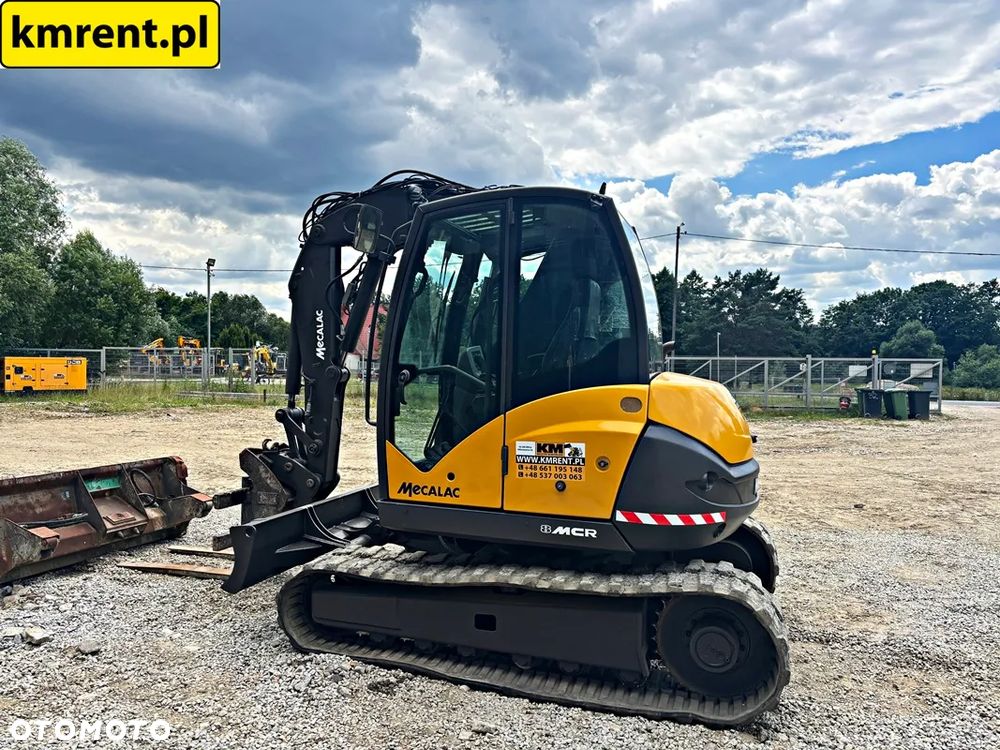 Mecalac 8 MCR MINI-KOPARKA 2012R. | MECALAC 6 MCR, JCB 8065 8080 8085 85 Z VOLVO ECR 88, CAT 308, 307 , BOBCAT 80 KOMATSU PC 88 - 24