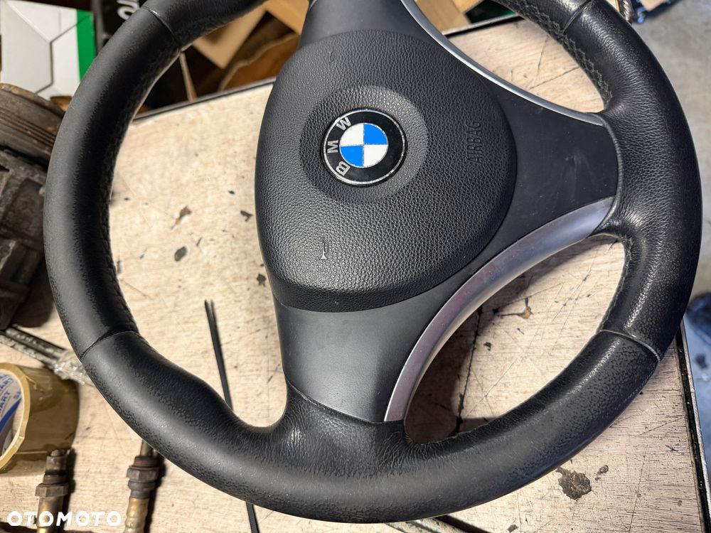 Kierownica sportowa sport e87 e90 e91 z poduszką komplet - 3