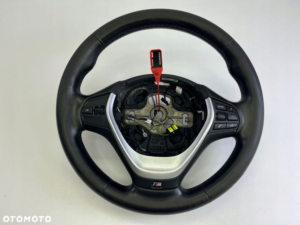 kierownica multifunkcyjna czarna skÓra gŁadka m-pakiet bmw f20 f21 f30 f31 - 1