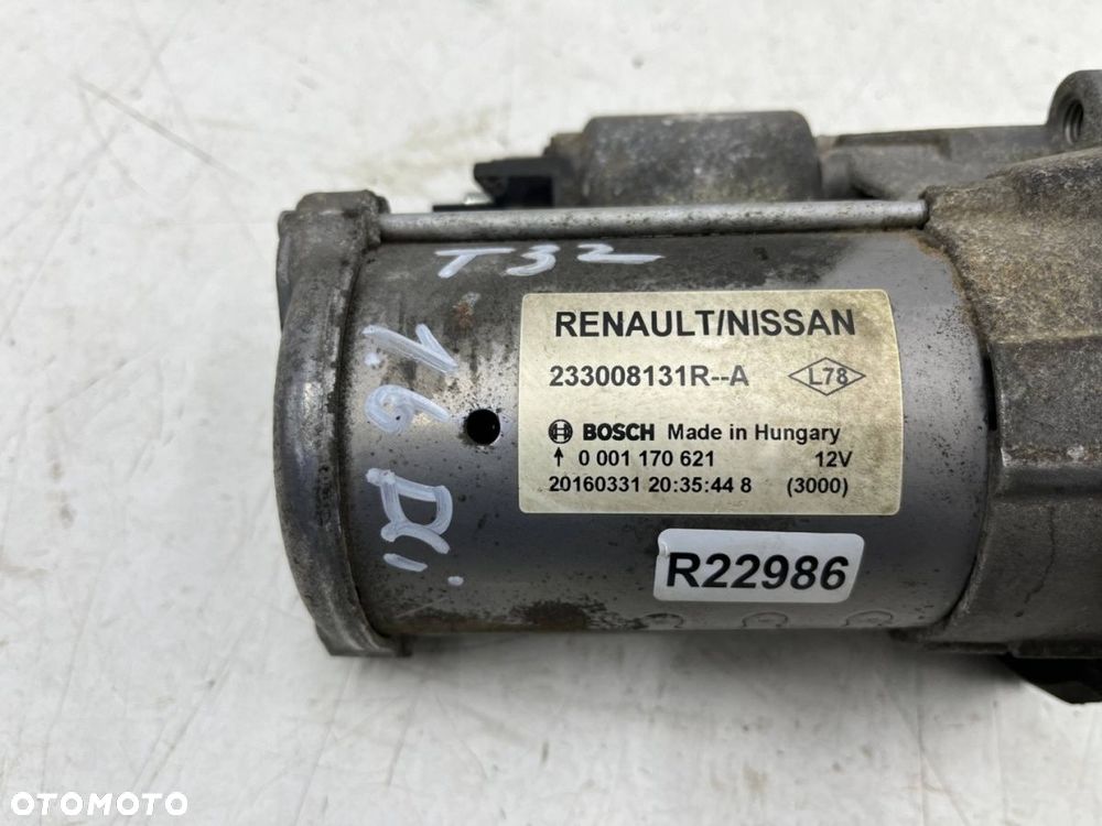 Rozrusznik Renault Kadjar Scenic Trafic Megane Vivaro Qashqai X-trail Talento 1.6 dCi 233008131r - 6