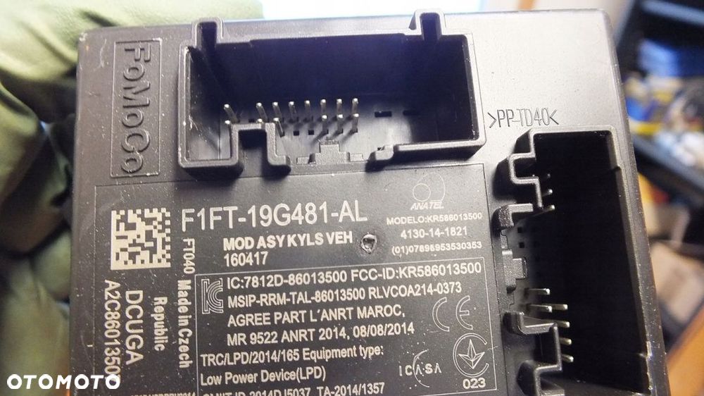 MODUŁ STEROWNIK DRZWI FORD FOCUS MK3 F1ET-19G481AL - 2