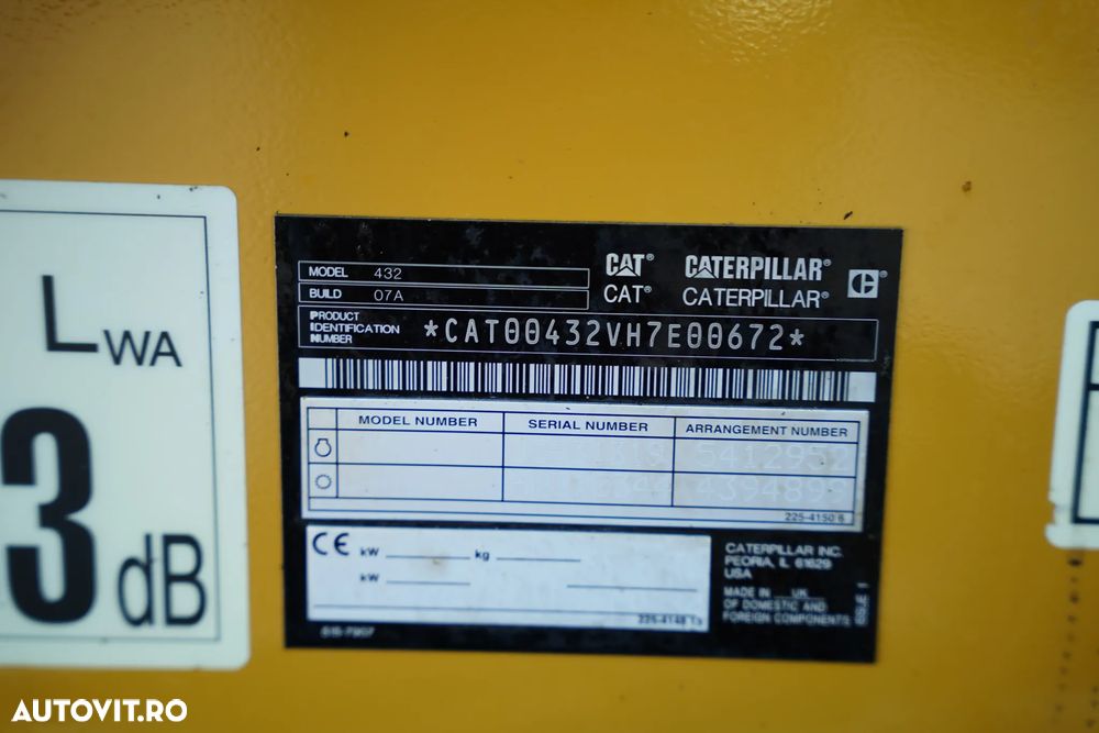 Cat 432 F / BULDOEXCAVATOR / 1.800 ORE / AER CONDIȚIONAT / - 39