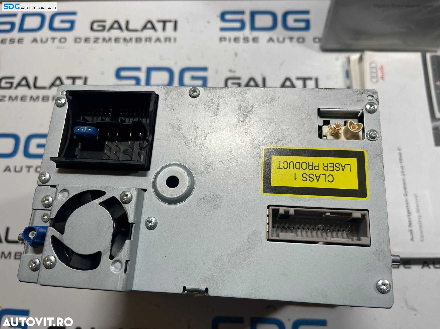 Navigatie Radio CD Player RNS E Navi Plus cu Harti DVD Audi A4 B7 2005 - 2008 Cod 8E0035192K [B3656] - 7
