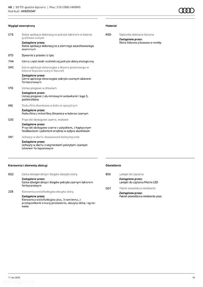 Audi A8 50 TDI quattro tiptronic - 36