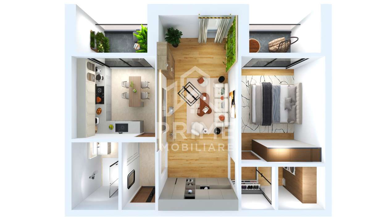 APARTAMENT 3 CAMERE | 69 MP| BLOC NOU | CETATE ZONA EXCLUSIVISTA — fotografia 3
