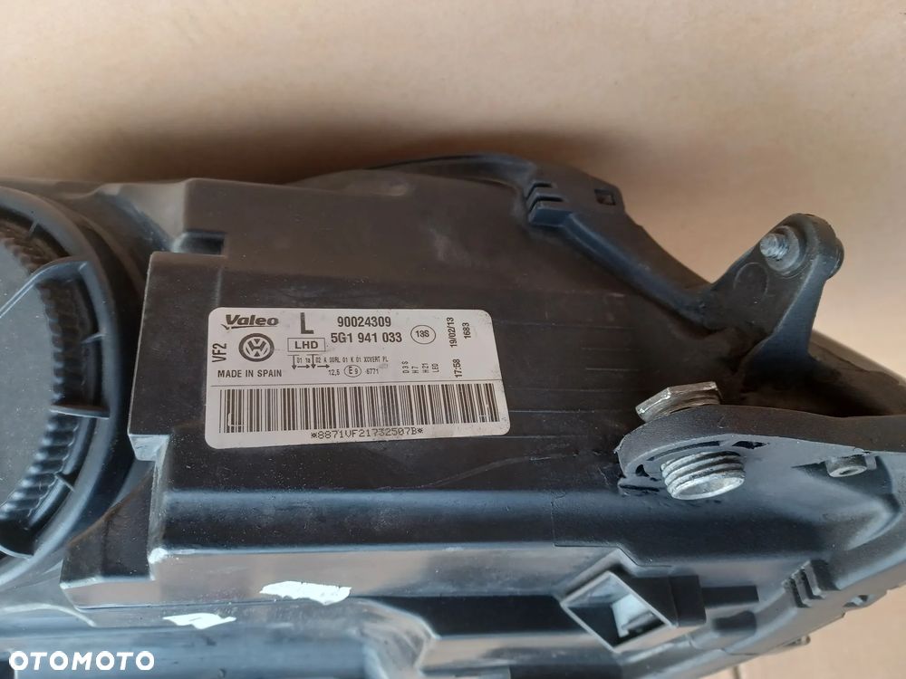 Bi-xenon przedni lewy LED VW Golf VII 7 skrętny lampa 5G1 - 5