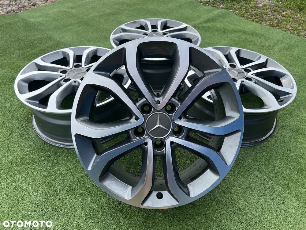 KOMPLET FELG FELGI ALU MERCEDES A205 447 VITO V C KLASA 17 ORYGINALNE - 2