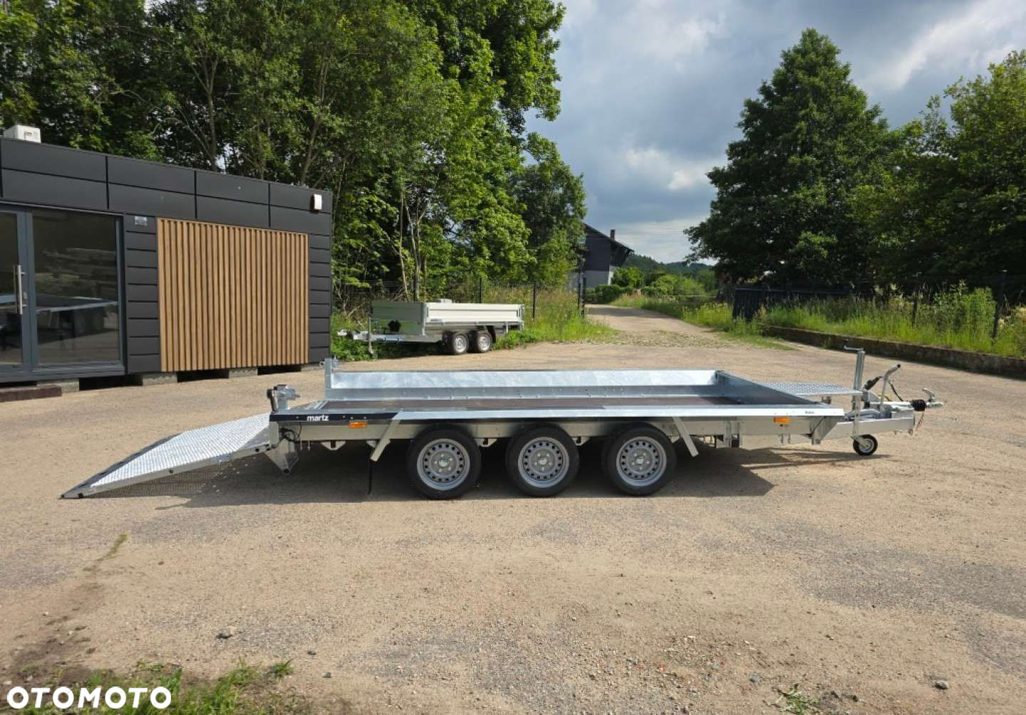 Martz Przyczepa do przewozu minikoparki Martz Bau 3 3500 kg 400 x 183 cm - 14
