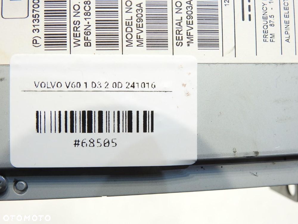RADIO CD VOLVO V60 BF6N-18C815-AB - 4
