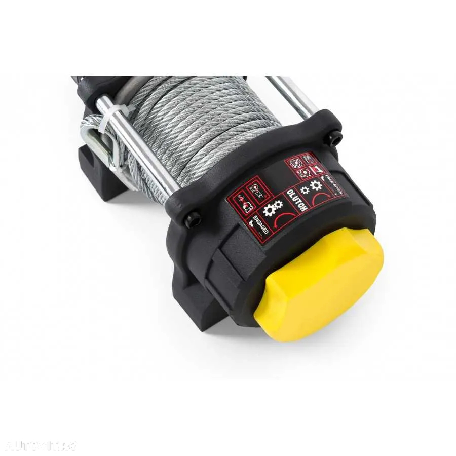 Troliu KANGAROOWINCH K3500 (trage 1588 kg)cablu otel sau sintetic) - 4