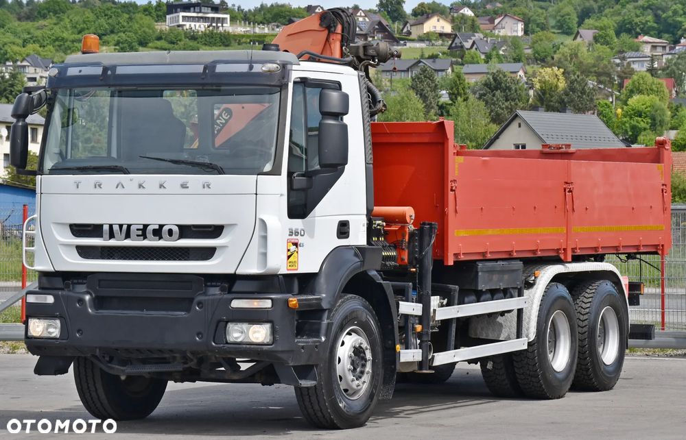 Iveco TRAKKER 360 * WYWROTKA 5,60 m + PK15500 + PILOT/ 6x4 - 4