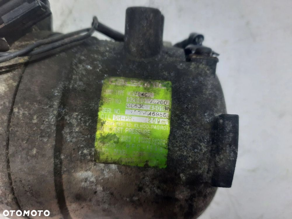SPRĘŻARKA KLIMATYZACJI NISSAN NAVARA D22 2.5 TD TD25 3C63C45010 - 7
