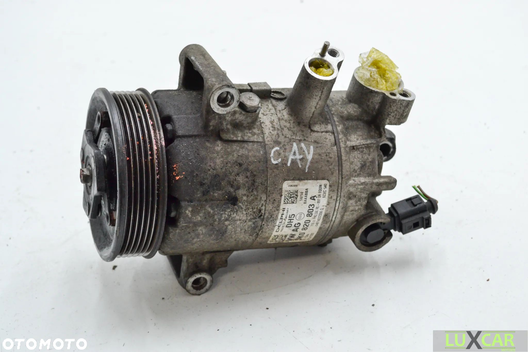 VW GOLF 1.6 TDI CAY KOMPRESOR KLIMATYZACJI SPRĘŻARKA 5K0820803A GORLICE - 1
