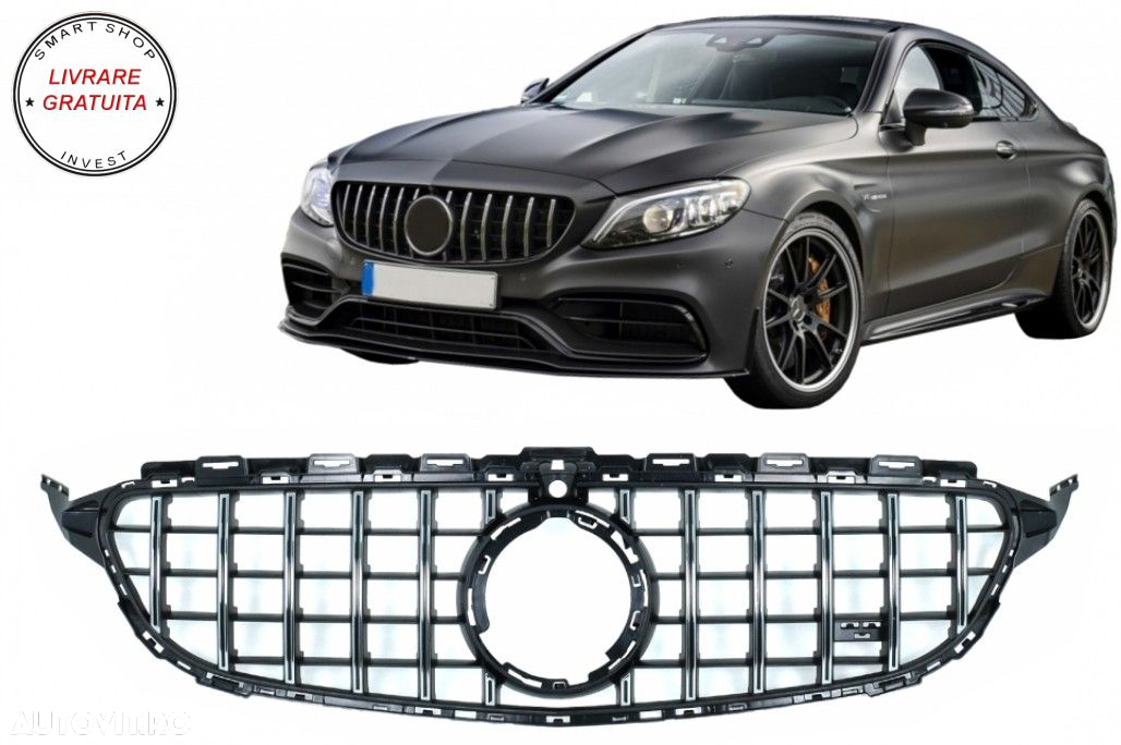 Grila Centrala Mercedes W205 Sedan S205 T-Modell A205 Cabriolet C205 Coupe Facelif- livrare gratuita - 8