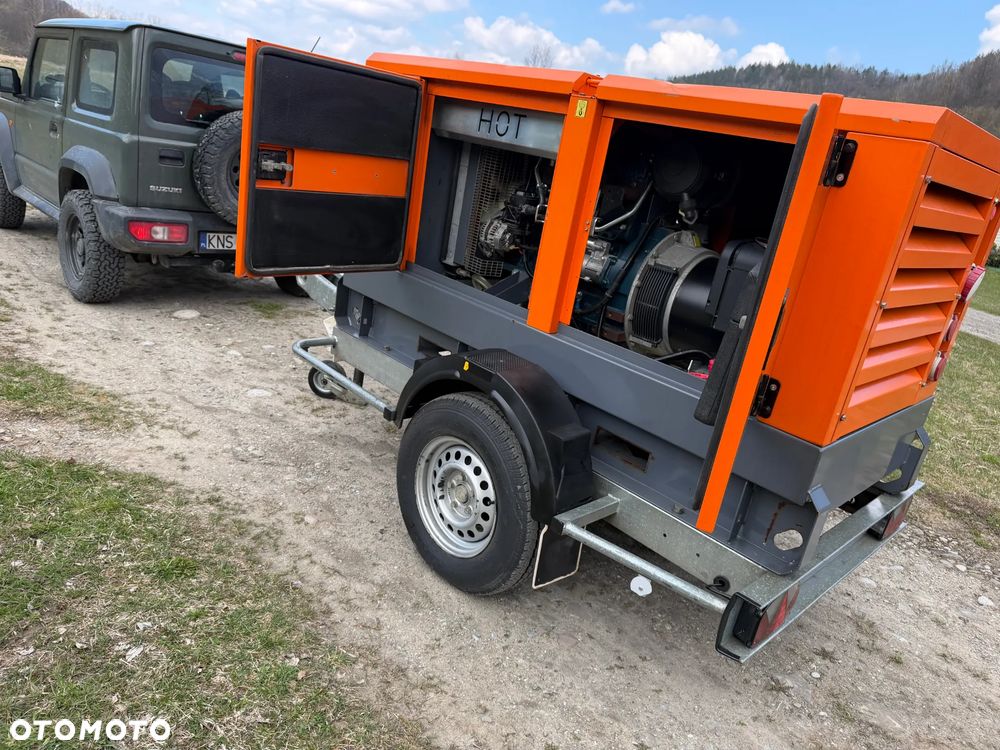 Atlas Copco QAS 40 KW Agregat prądotwórczy Przyczepa do rejestracji. inwerterowy wyciszony! 2018r. 5500mtg. JAK NOWY z Norwegii. Mocny silnik Turbo Kubota 4 cylindry 100km! Dekra aktualna. Opony zero zużycia. Zadbany Agregat. Odpala na Dotyk. Bogata Wersja! Prądnica Najlepsza PARTNER LEROY SOMER. - 16