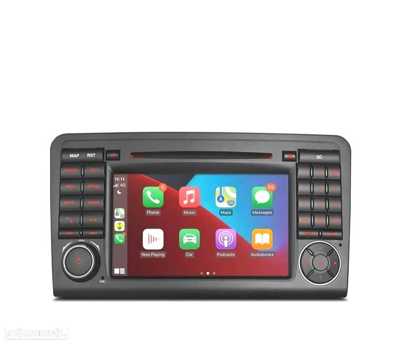 AUTO RÁDIO ANDROID 10 PARA MERCEDES QUAD CORE MULTIMEDIA DVD GPS - 5