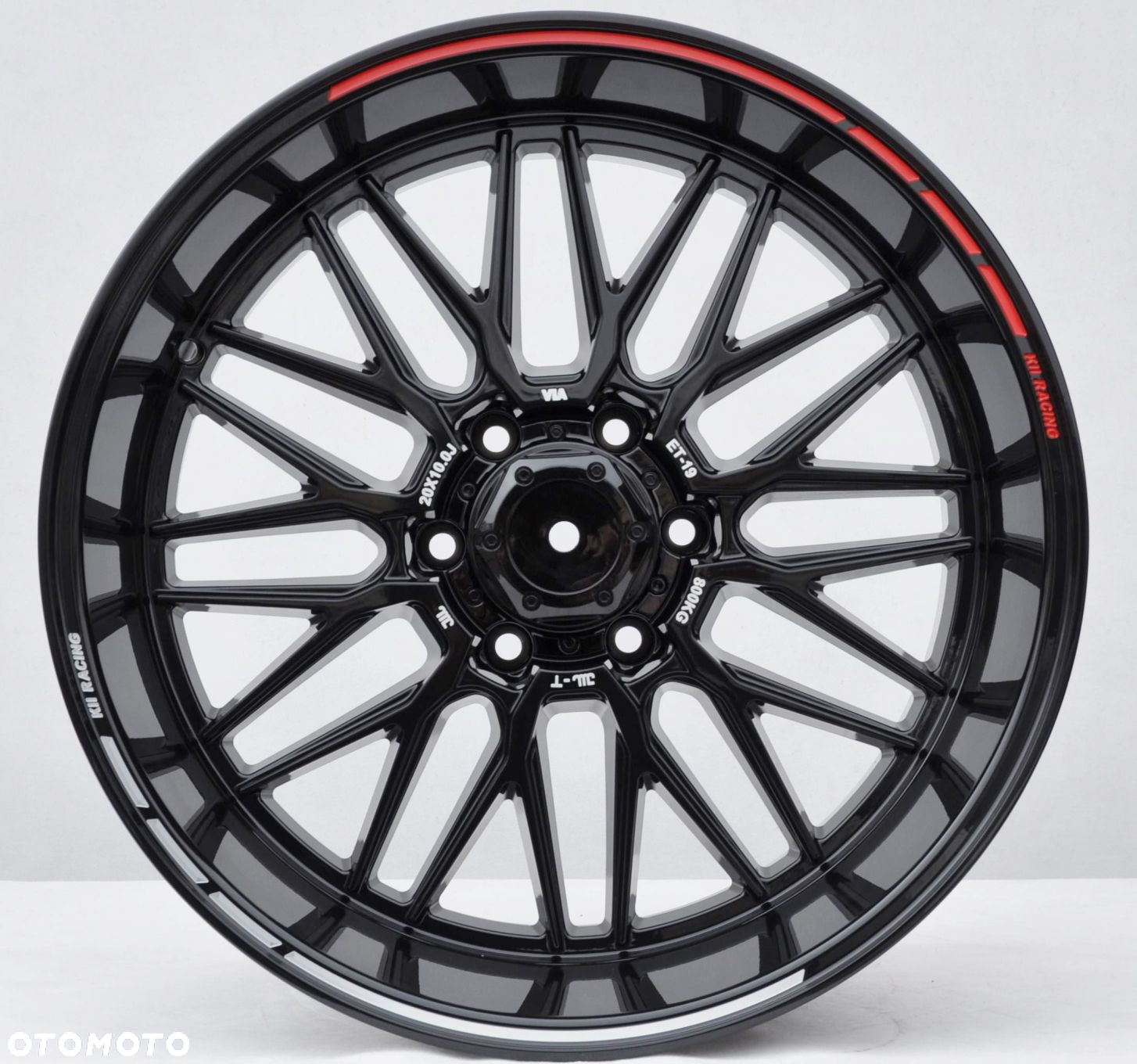 1888 CZERWONY RANT FELGI 20 6x139,7 CADILAC ESCALADE 4X4 OFFROAD - 2