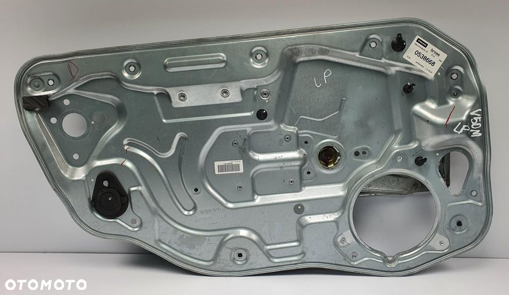 MECHANIZM PODNOŚNIK SZYBY LEWY PRZÓD VOLVO V50 992669-101 - 1