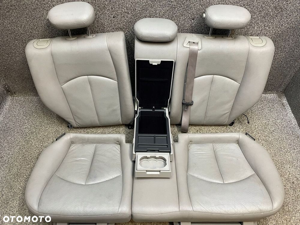 Kanapa tyl skora szara wentylowana KOMBI Mercedes W211 138A - 4