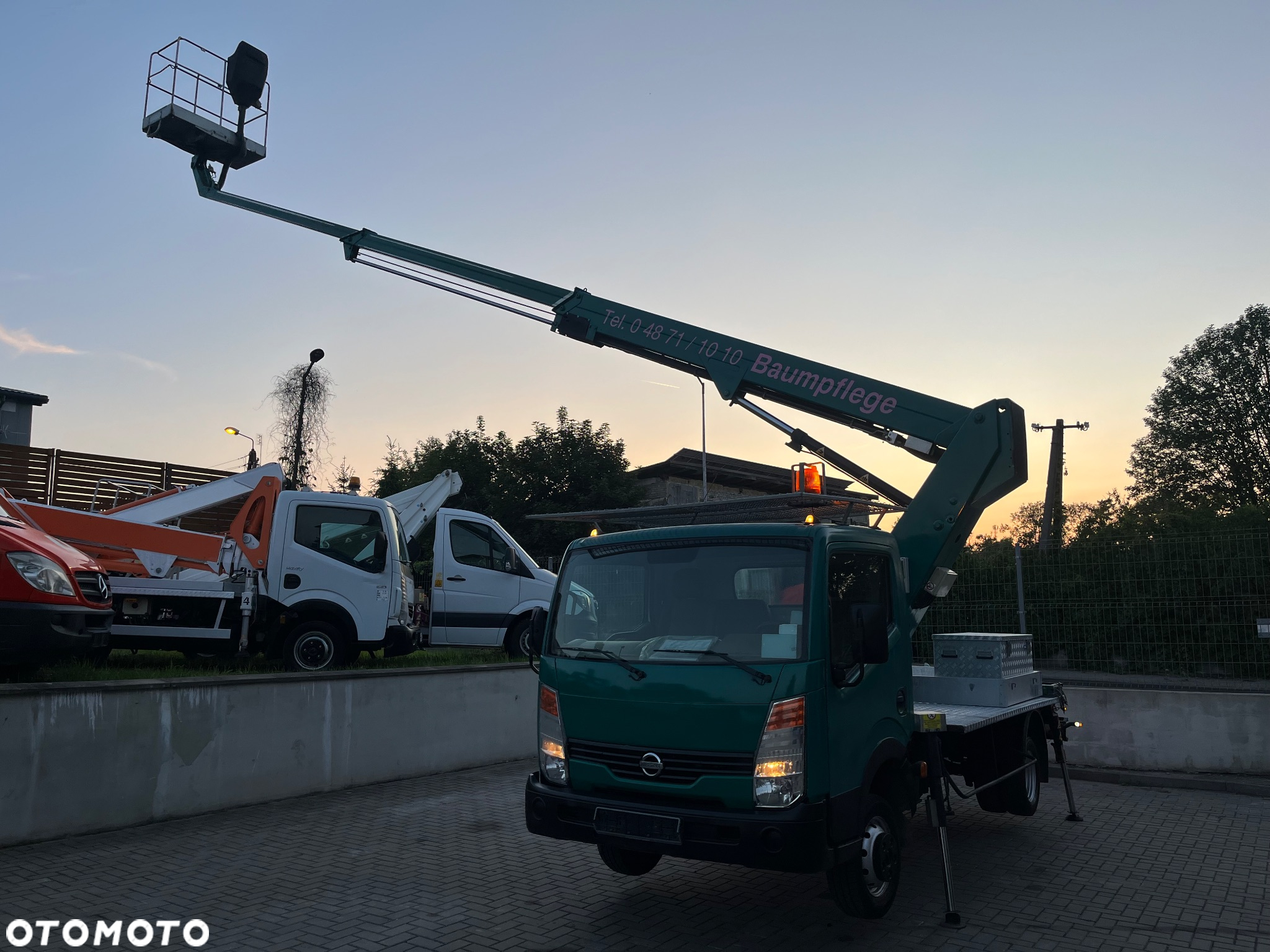 Nissan Podnośnik Koszowy GSR 179 Pełna Hydraulika Góra dół Zwyżka Kosz Izolowany! Jak Ruthmann Wumag Multitel - 18