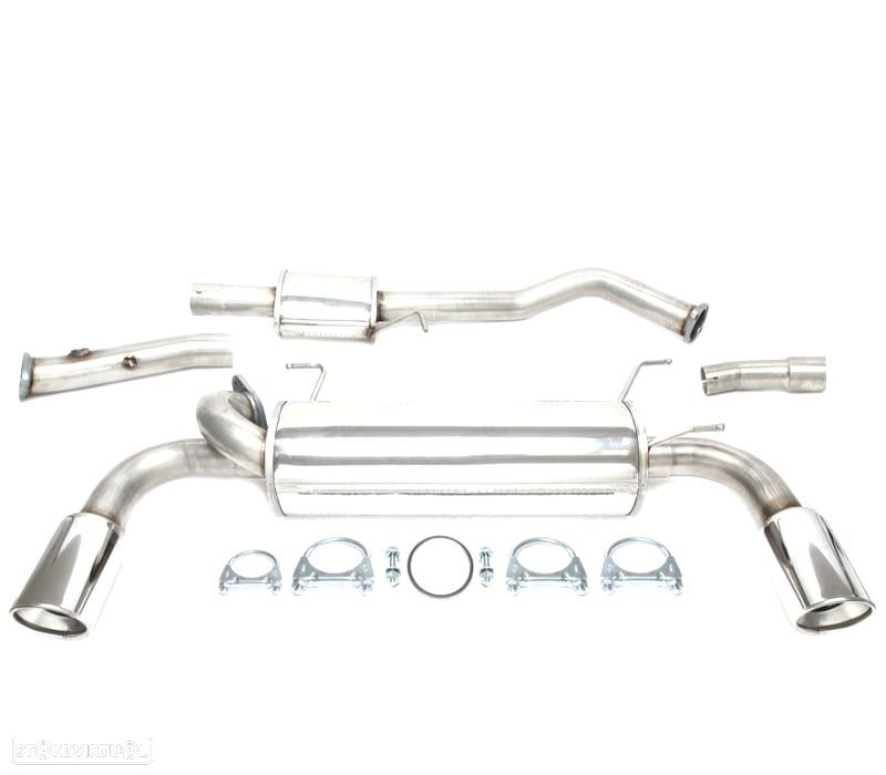 PANELA DE ESCAPE MAZDA MX5 98-05 SAÍDA SIMPLES AMBOS LADOS - 1