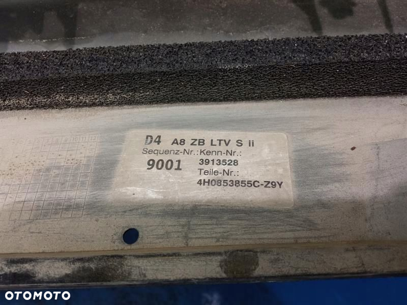LISTWA PROGOWA LEWA AUDI S8 D4 4H0853855C LZ9Y - 9