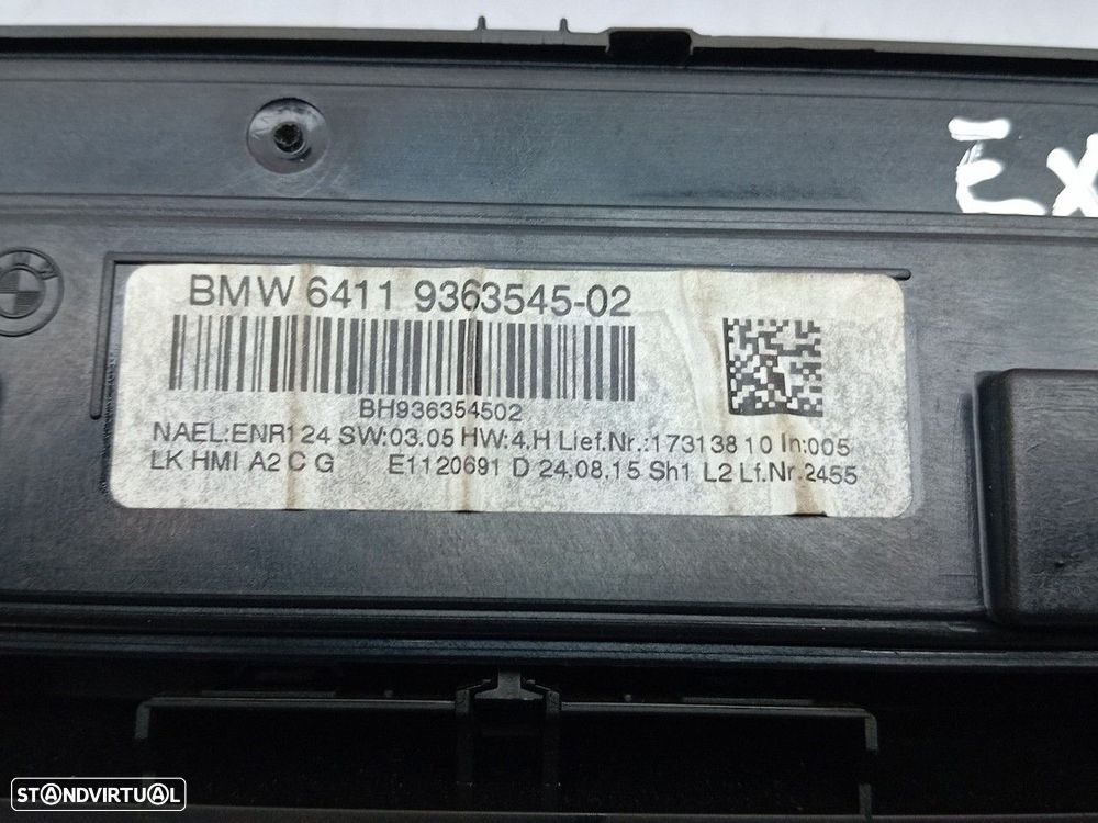 Botão / interruptor do AC BMW 1 (F20) - 4
