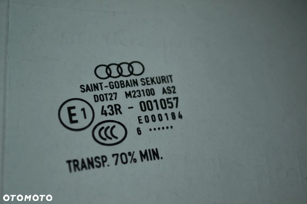 AUDI A3 8V SPORTBACK SZYBA DRZWI TYŁ TYLNA LEWA 2016 SAINT-GOBAIN SEKURIT POMORSKIE - 2