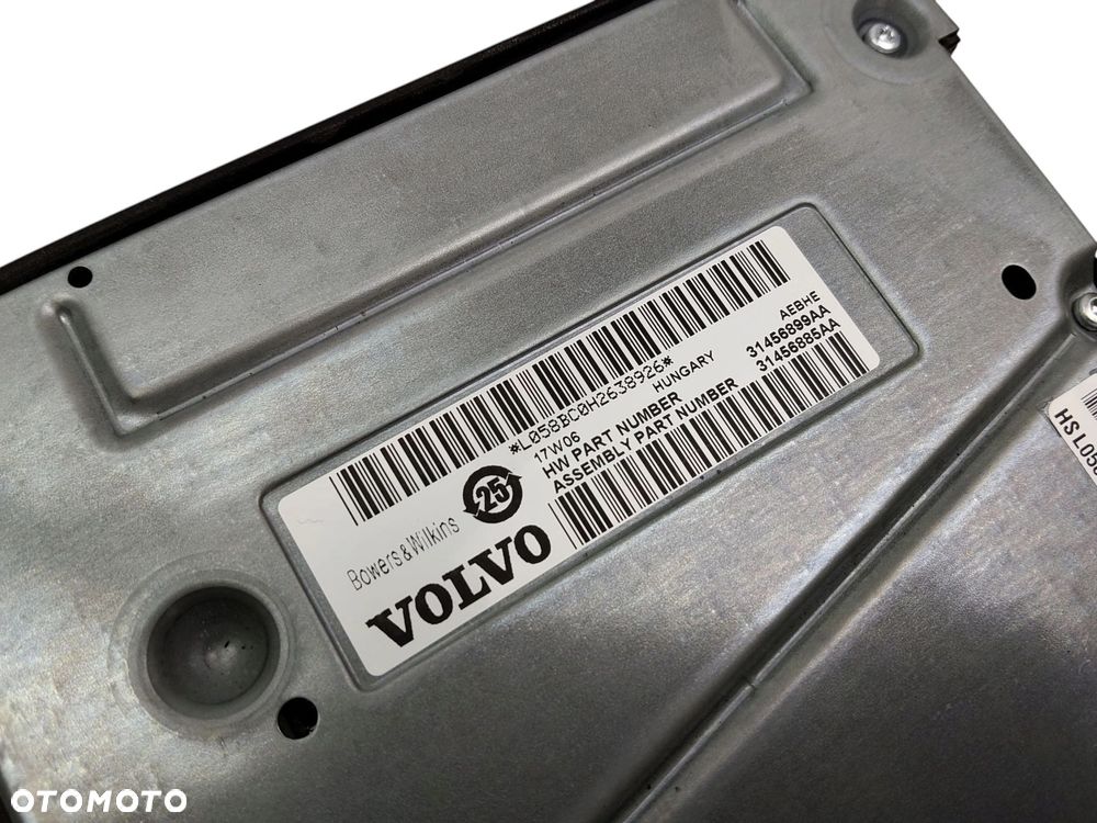 WZMACNIACZ AUDIO VOLVO S90 II V90 II XC90 II XC60 II V60 II 31456899 - 3