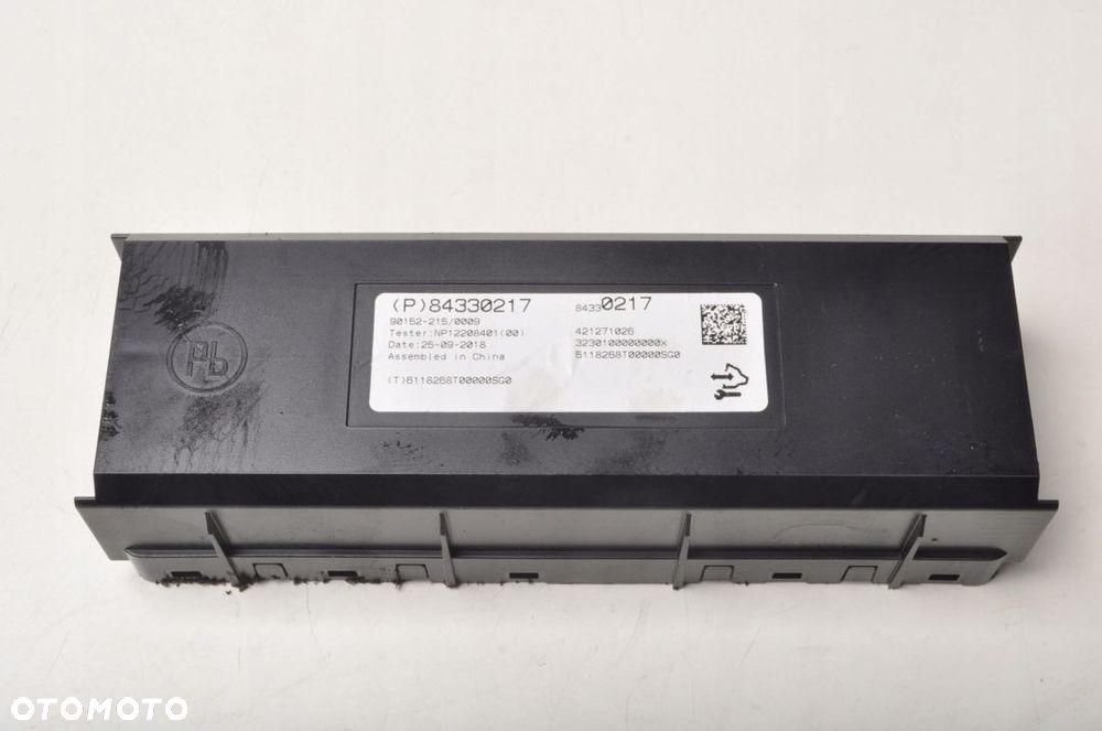 OPEL INSIGNIA II B STEROWNIK KLIMATYZACJI 84330217 - 1