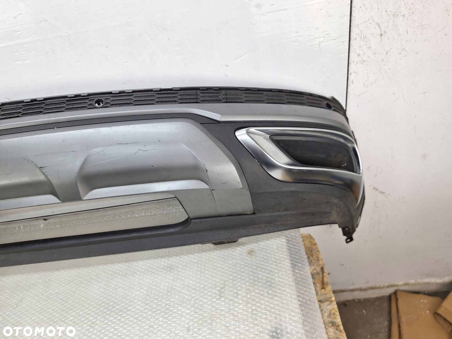 ZDERZAK SPOJLER DYFUZOR AUDI Q7 4M 4M0 PO LIFCIE LIFT S-LINE CHROM 2020-24 - 3