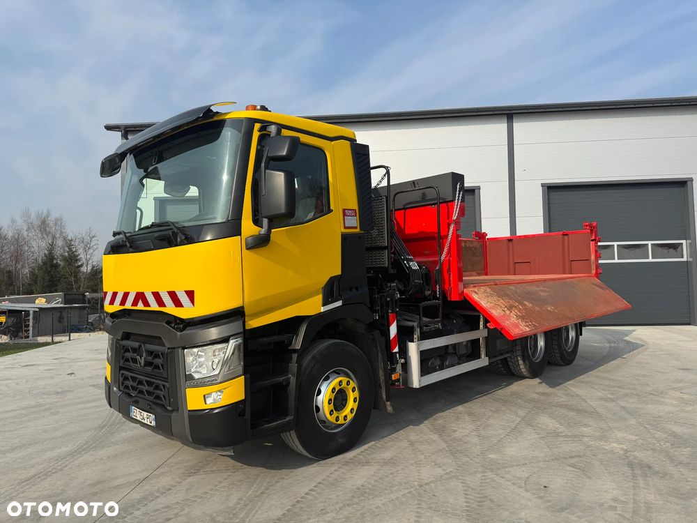 Renault GAMA C380 WYWROTKA 6x4 HDS HIAB 158 B-2+ PILOT HYDROBURTA ROK 2018 - 10