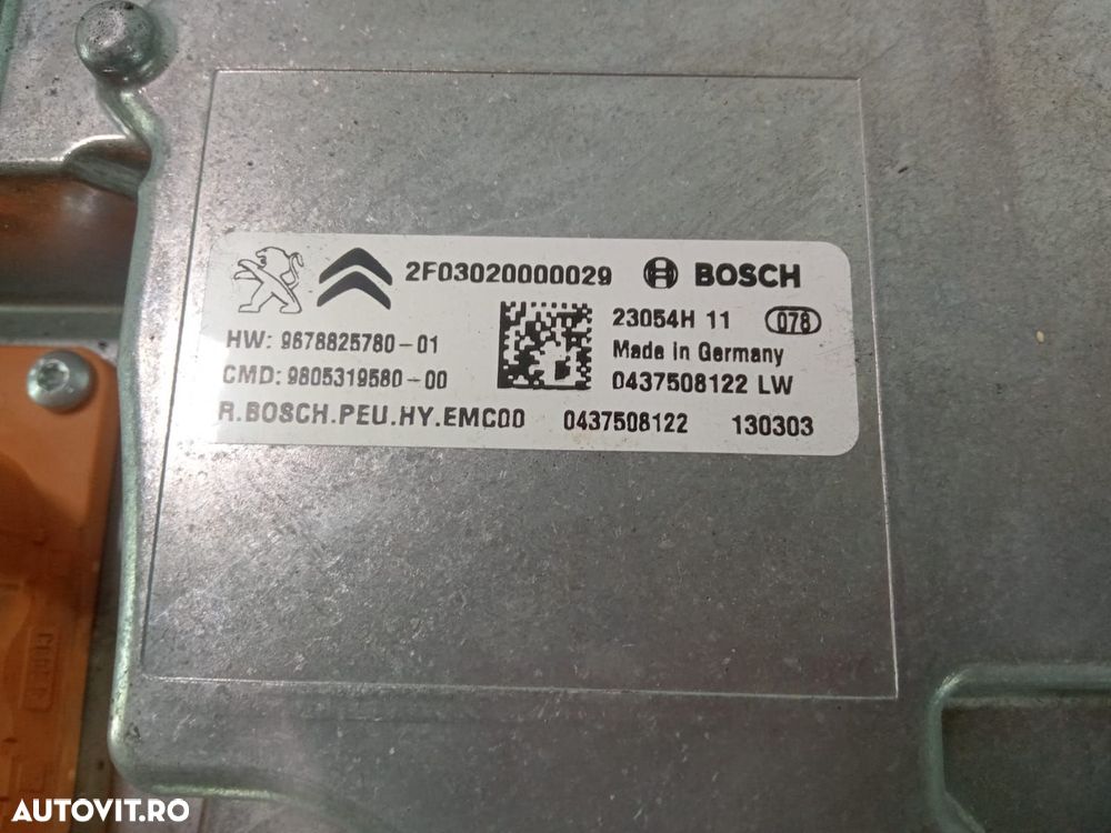 Invertor 2.0 hdi RHC (RH02) hybrid 9678825780-01 Peugeot 3008 1 [2010 - 3