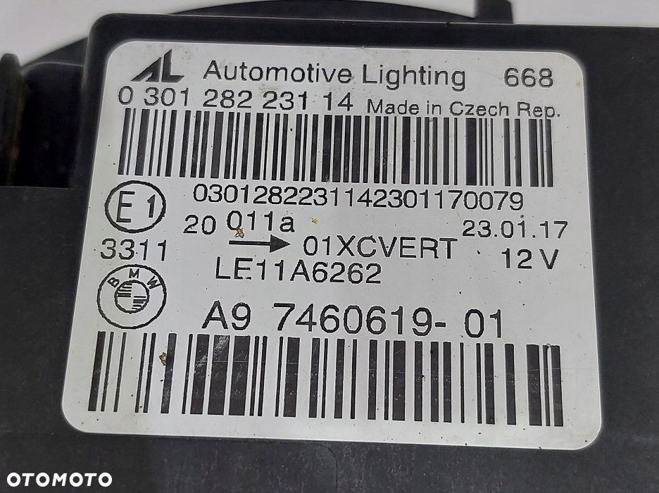 LAMPA REFLEKTOR PRZÓD LEWY BMW 4 F32 F33 F36 F82 17r FULL LED 7460619 - 10
