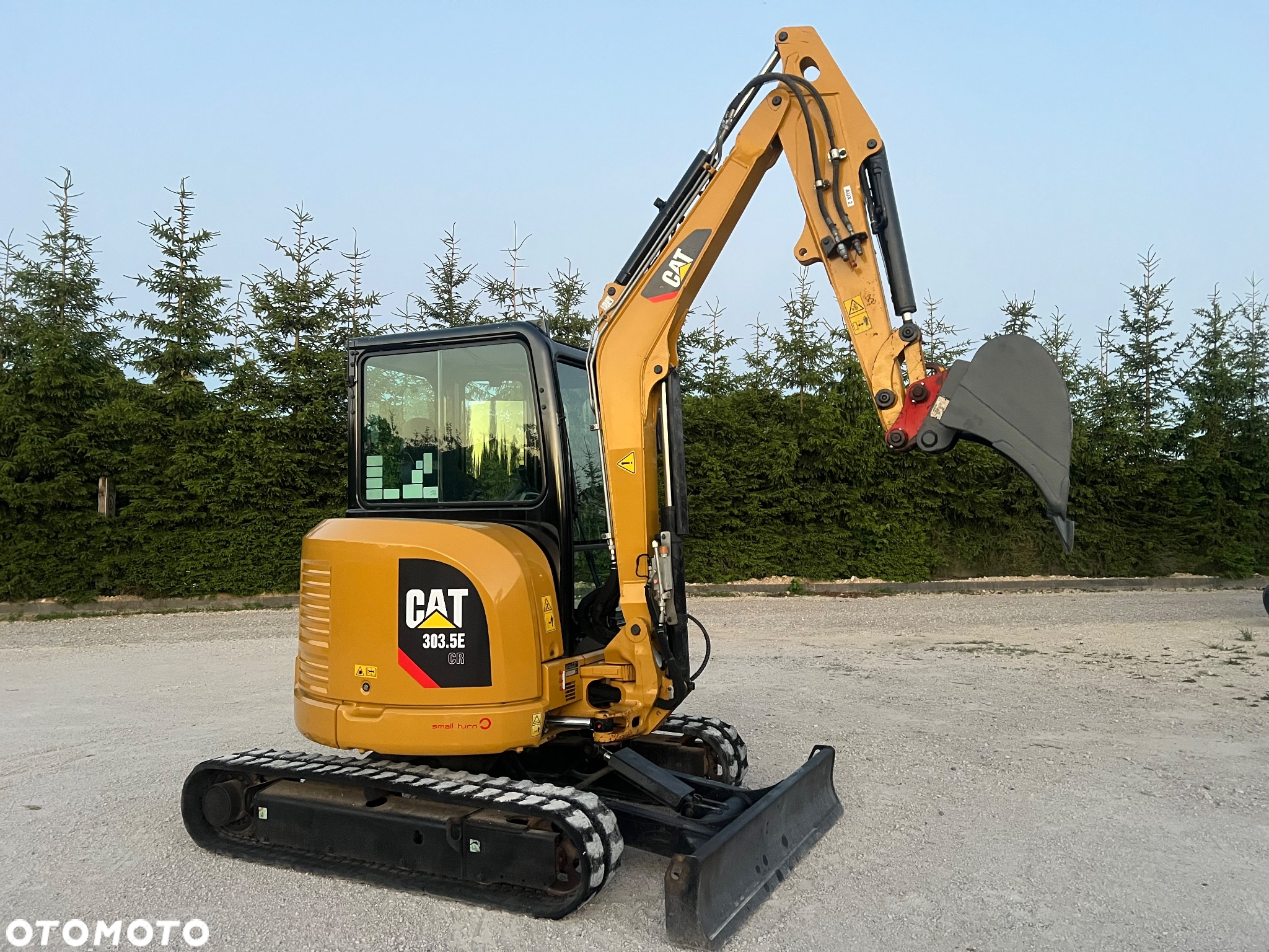 Caterpillar MINIKOPARKA CAT 303.5 E CR 2019r Catepillar 304 303 305 302,7 Bobcat e34 35 26 3x łyżka wiertnica grabie koparka mini gąsienicowa 3,5tony - 11