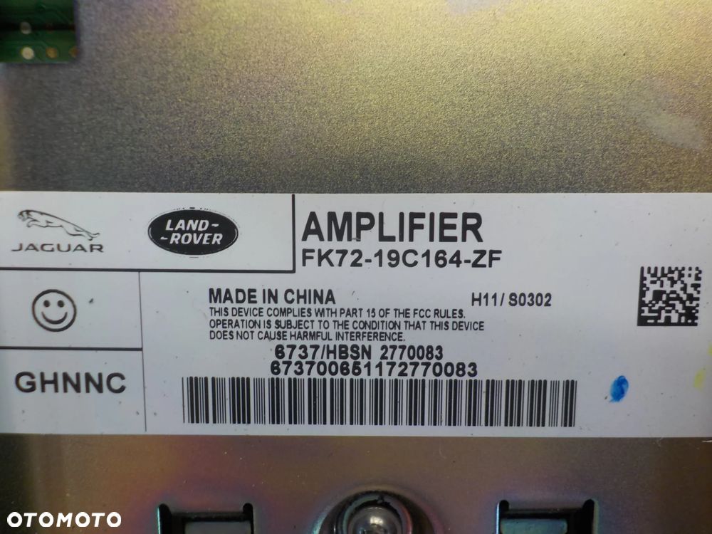 LAND ROVER DISCOVERY SPORT L550 WZMACNIACZ AUDIO FK72-19C164-ZF - 2